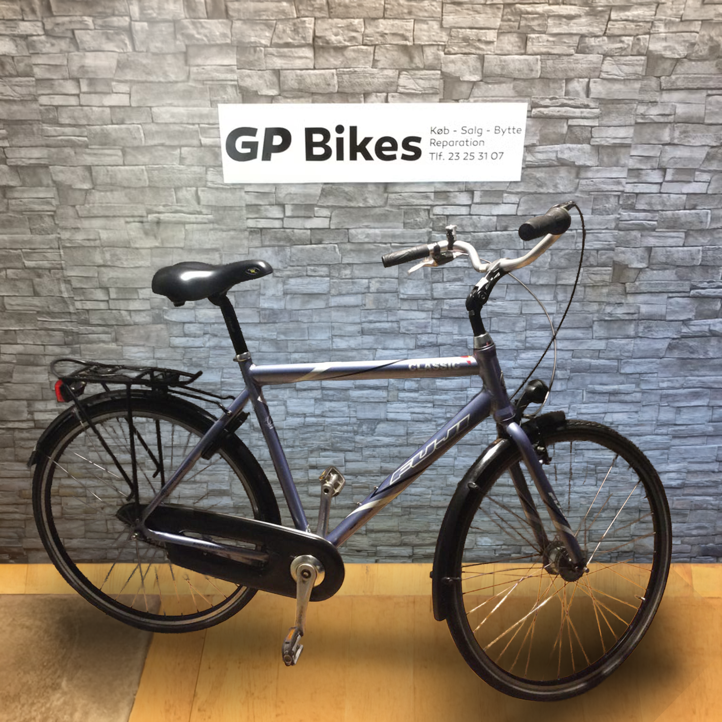 Fuji Classic Herre Citybike – Shimano 7 gear, 58 cm