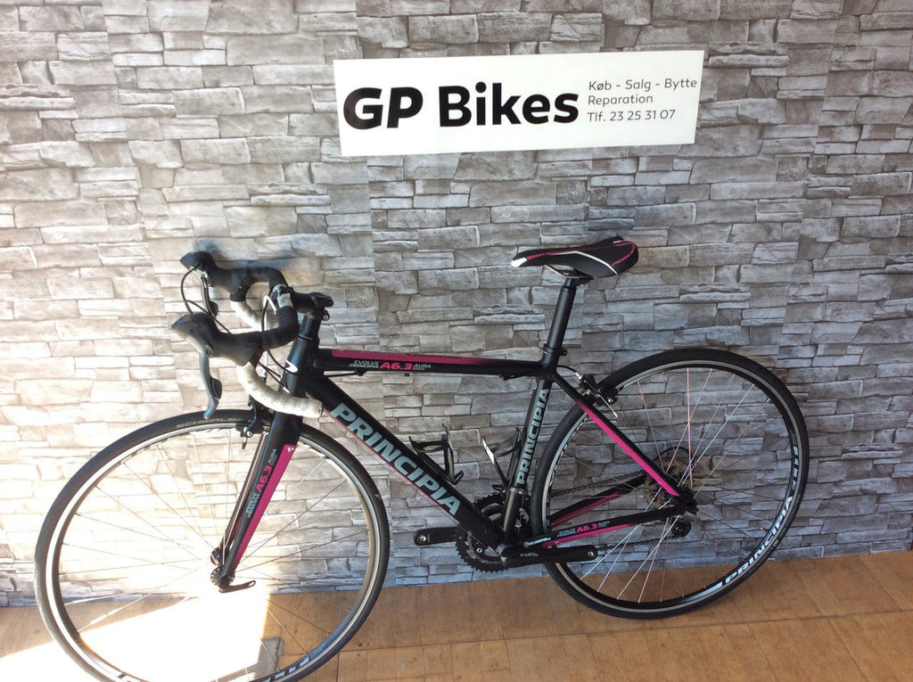 Principia Evolve A6.3 Aura – Dame Racer, Alu, str. 48 cm, Shimano Claris 16 gear, årg. 2016