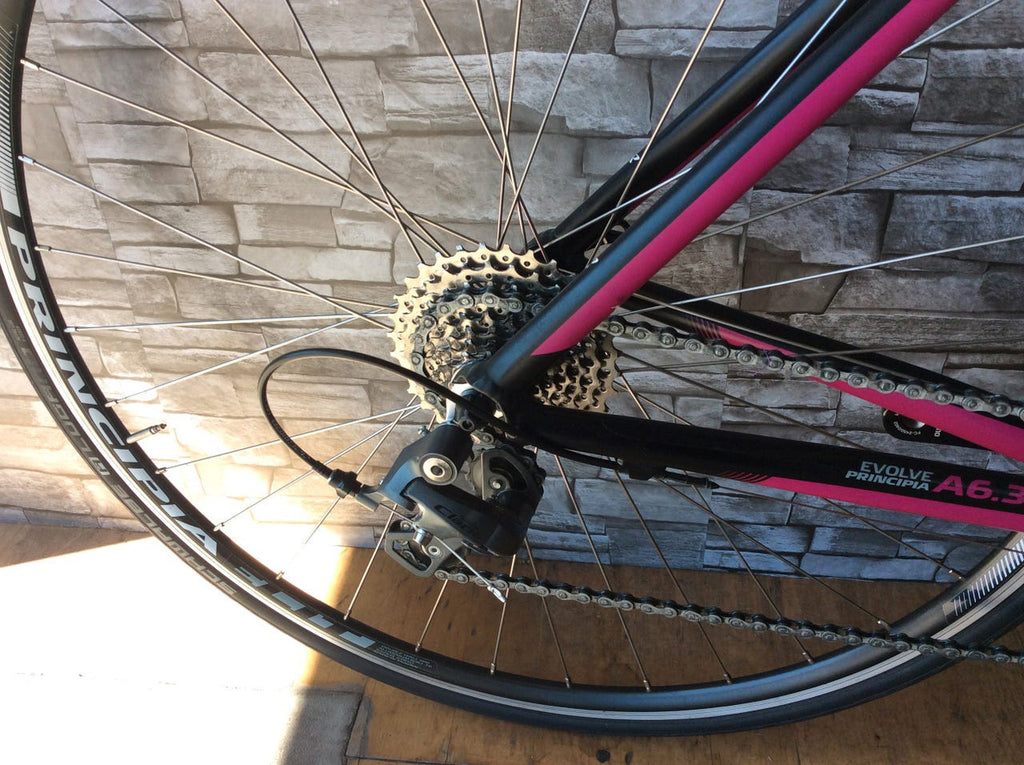 Principia Evolve A6.3 Aura – Dame Racer, Alu, str. 48 cm, Shimano Claris 16 gear, årg. 2016