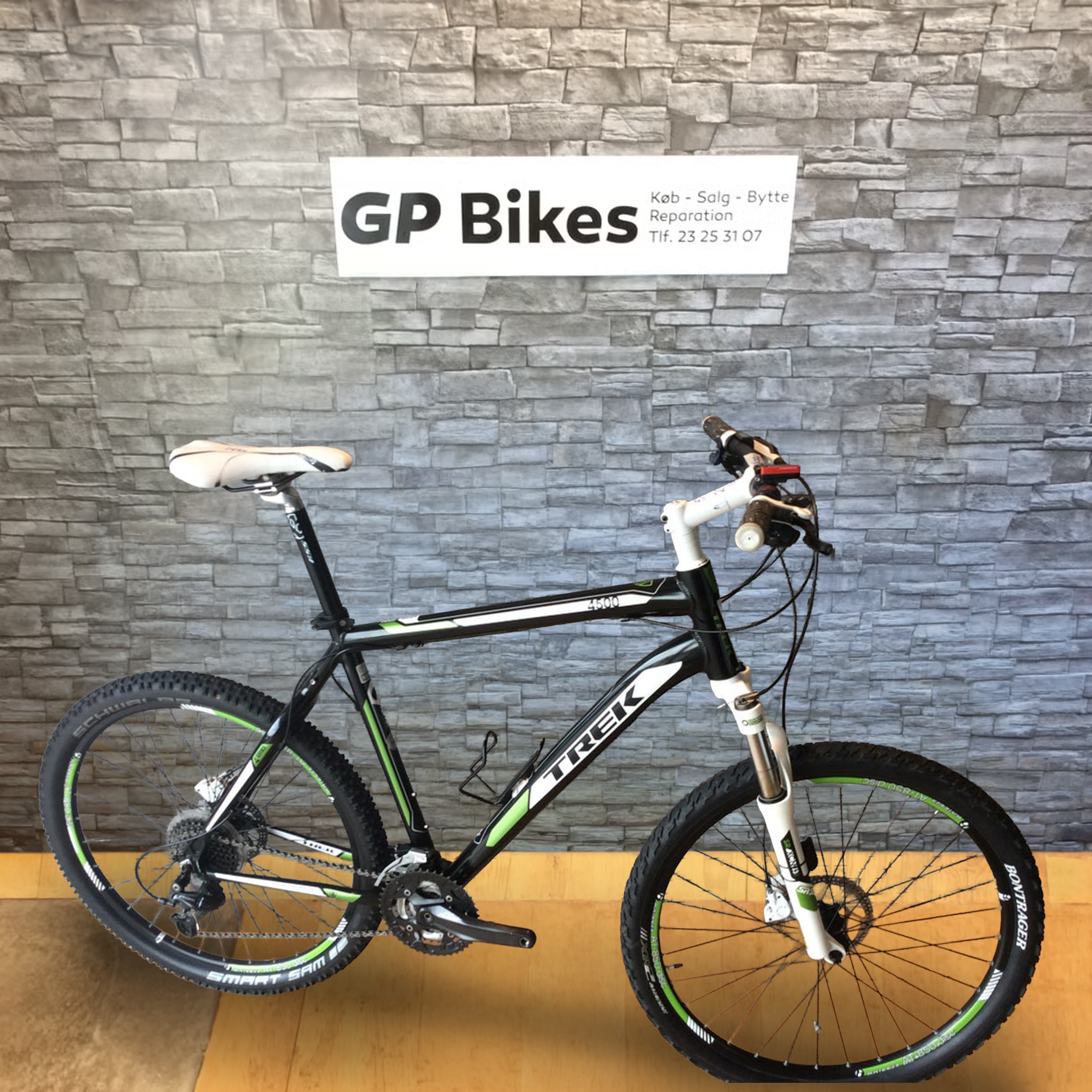 Trek 4500 MTB – Shimano Deore 27 gear, 21" alu stel, 26" hjul